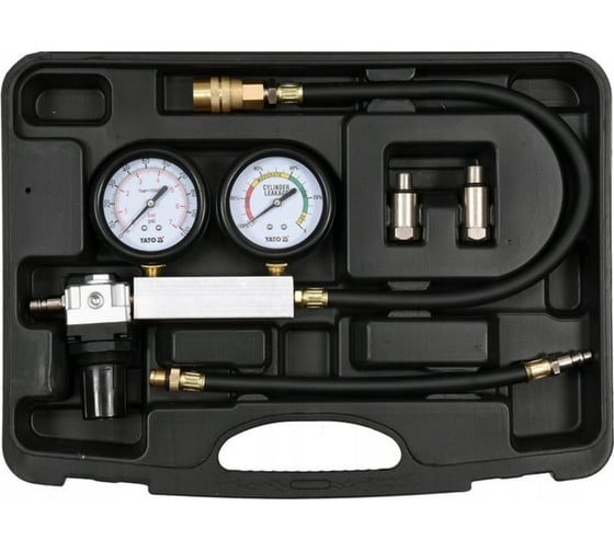 Изображение товара Тестер герметичности цилиндров бензиновых двигателей YATO набор YT-73055