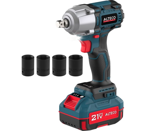 Изображение товара Бесщеточный аккумуляторный ударный гайковерт ALTECO CIW 21-500 BL 71516