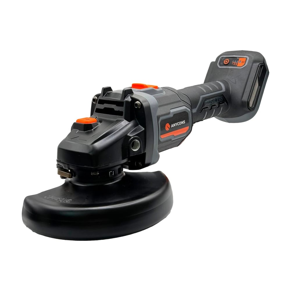 Изображение товара Бесщеточная угловая шлифмашина Anycons AC-AG125, 125 мм, 10000 об/мин, 21 В