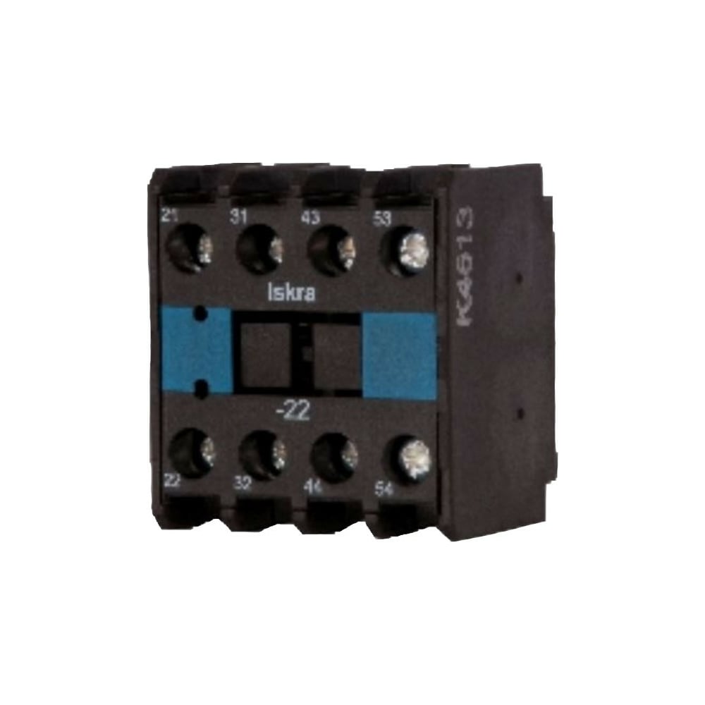 Блок-контакт для контакторов серии KNL43-KNL75 iskra блок контакт для модульных автоматических выключателей серии ri50 iskra