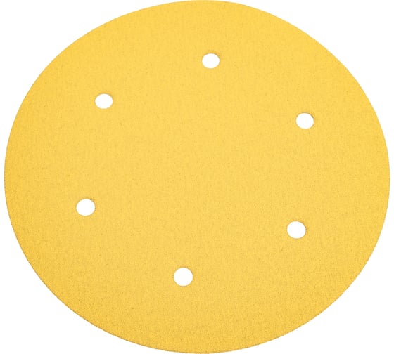 Изображение товара Шлифовальный круг на липучке GIRAFFE от Мастерская Pit_Stop и Доктор Дью 225 мм, 6 отв., 10 шт, P100 ABRAFORM DD-GG10-6-100