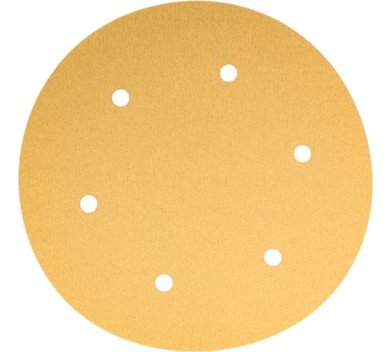 Изображение товара Шлифовальный круг на липучке GIRAFFE от Мастерская Pit_Stop и Доктор Дью 225 мм, 6 отв., 5 шт, P180 ABRAFORM DD-GG5-6-180
