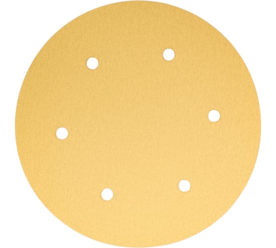 Изображение товара Шлифовальный круг на липучке GIRAFFE от Мастерская Pit_Stop и Доктор Дью 225 мм, 6 отв., 5 шт, P100 ABRAFORM DD-GG5-6-100
