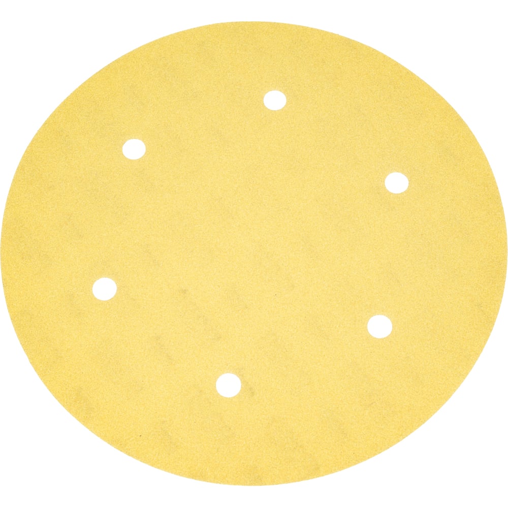 Изображение товара Шлифовальный круг на липучке GIRAFFE 225 мм 6 отверстий P320 5 шт