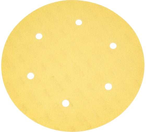 Изображение товара Шлифовальный круг на липучке GIRAFFE от Мастерская Pit_Stop и Доктор Дью 225 мм, 6 отв., 5 шт, P320 ABRAFORM DD-GG5-6-320