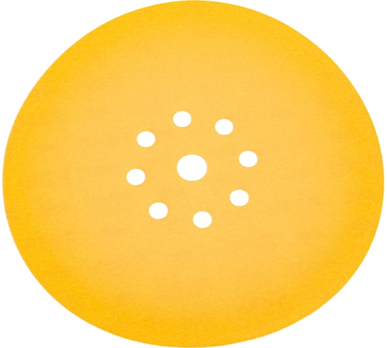 Изображение товара Шлифовальный круг на липучке GIRAFFE от Мастерская Pit_Stop и Доктор Дью 225 мм, 9 отв., 2 шт, P240 ABRAFORM DD-GG2-9-240