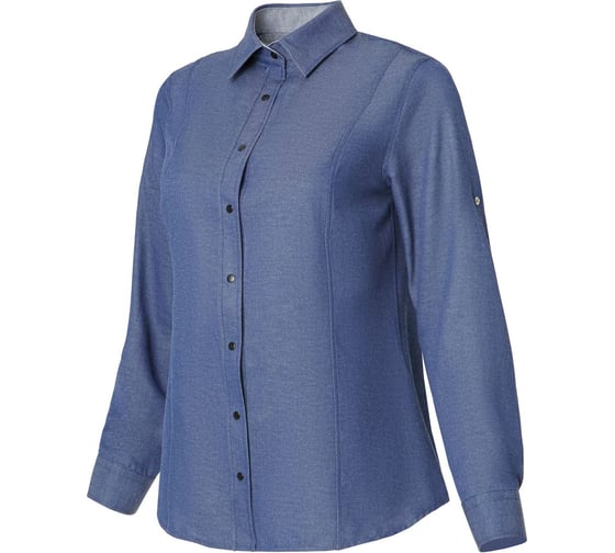 Изображение товара Блузка (рубашка) женская СОЮЗСПЕЦОДЕЖДА БРИСТОНБАР ДЖИНС (BristonBar) темно-синяя, размер XL (50) 2000000253572