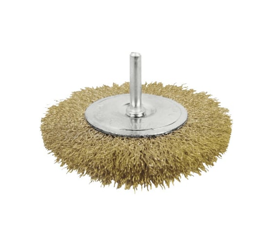 Изображение товара Щетка-крацовка дисковая на шпильке (75х0.35х6.35 мм) INGCO WB40751