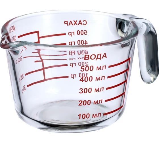 Изображение товара Кувшин мерный Regent inox 0,5 л, стекло, Linea Franco 93-FR-MR-02-500