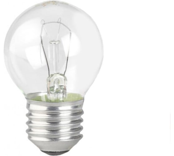 Изображение товара Лампочки ЭРА P45 60Вт Е27 / E27 230В шар прозрачный цветная упаковка набор 10 шт Б0061656