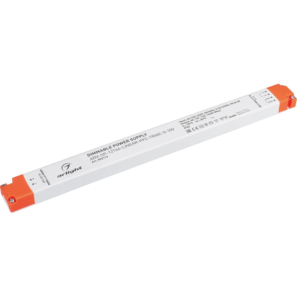 Изображение товара Блок питания Arlight ARV-SP-12144-LINEAR-PFC-TRIAC-0-10V 144W для светодиодных ламп