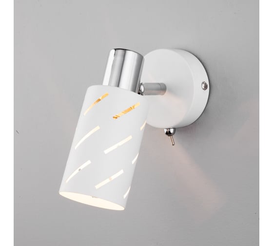 Изображение товара Настенный светильник Eurosvet 20090/1 белый/хром a050198