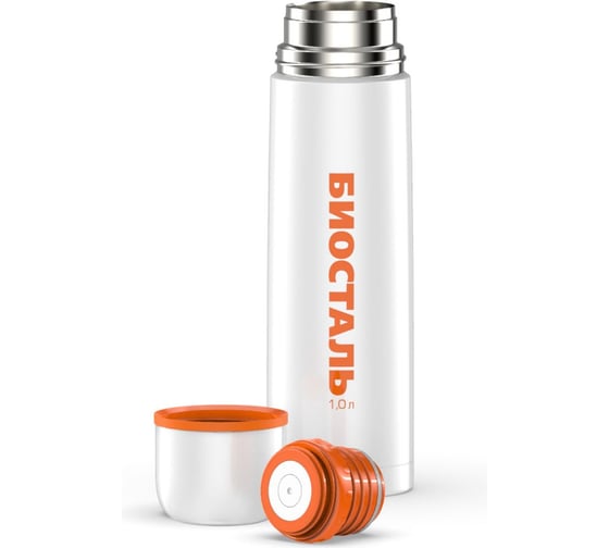 Изображение товара Термос Biostal Flër 1 литр, белый NB-1000C-W