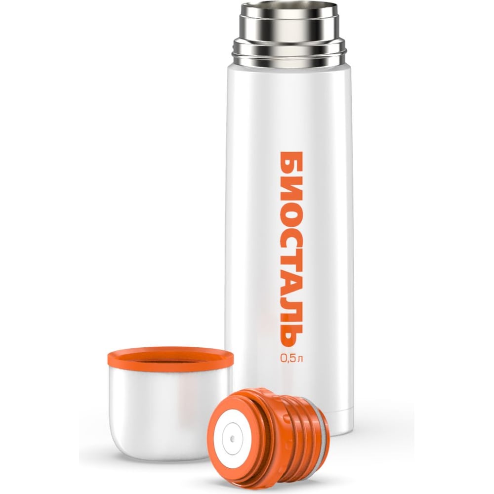 Изображение товара Термос Biostal Flër 0.5 литра белый NB-500C-W