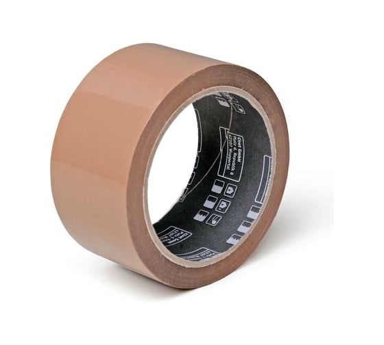 Изображение товара Лента упаковочная COLOR EXPERT полипропилен, акриловый клей, для картона, коричневая (48мм х 66м) 96504810