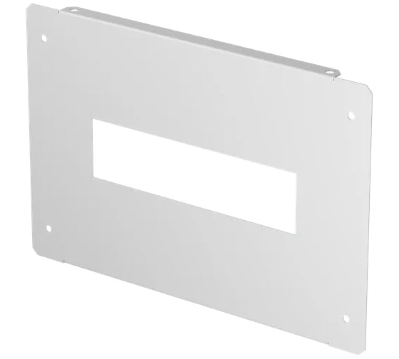 Изображение товара Пластрон EKF AleSta с вырезом для модульных устройств, высота 200 мм, ширина 400 мм AleSta-FPFU2040