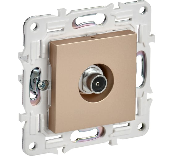 Изображение товара Розетка TV оконечная IEK SKANDY SK-A12Sa песочный SK-A10-O-K98