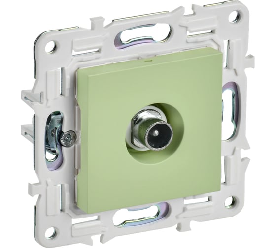 Изображение товара Розетка TV проходная IEK SKANDY SK-A17M мятный SK-A10-P-K06