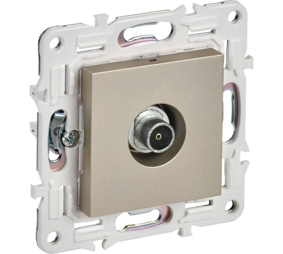 Изображение товара Розетка TV оконечная IEK SKANDY SK-A12Sh шампань SK-A10-O-K37