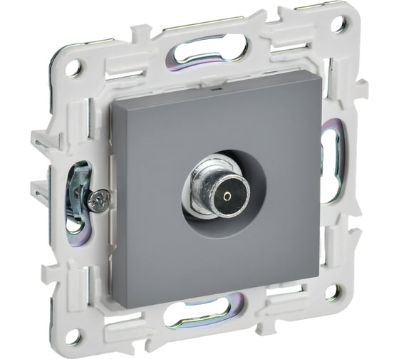 Изображение товара Розетка TV оконечная IEK SKANDY SK-A12Gr серый SK-A10-O-K03