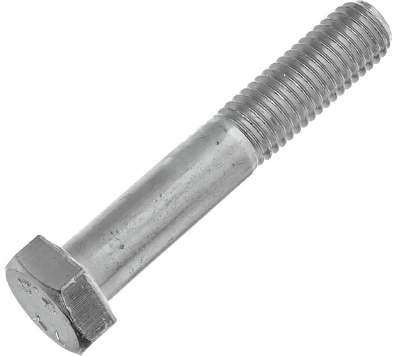 Изображение товара Болт Стройметиз М10х50 мм, DIN 931, кл. пр. 8.8, цинк, уп. 2 шт., европодвес 3292071