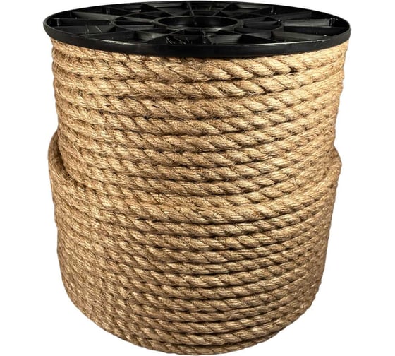 Изображение товара Канат джутовый ООО Оптхозторг 10 мм - 115 м 04810115