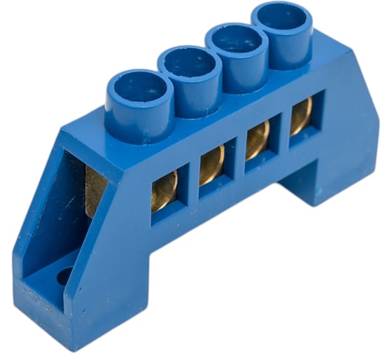 Изображение товара Шина N ноль в изоляторе ЭРА NO-22461 ШНИ-8x12-4-Д-синий Б0062868