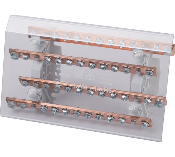 Изображение товара Шинный распределительный блок ЭРА NO-22474 ШРБ250 Б0063064