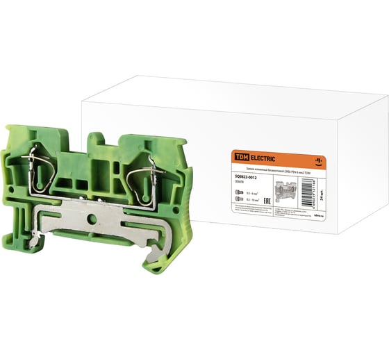 Изображение товара Безвинтовой клеммный зажим TDM ELECTRIC ЗКБ PEN, 6 мм2 SQ0822-0012