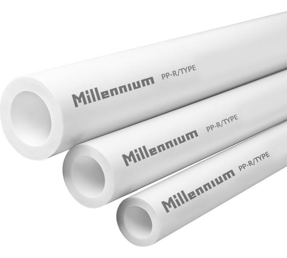 Изображение товара Полипропиленовая труба Millennium 32x5,4 PN20 (длина 4м) 3M02-tbe-320000