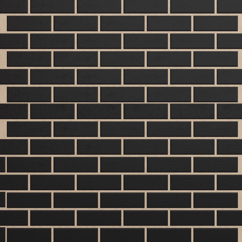 Изображение товара Фасадная панель Teplofom+ Кирпич клинкерный 1250x600x50 графит/слоновая кость