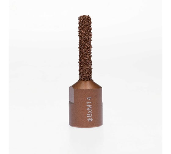 Изображение товара Шарошка по дереву твердосплавная 8х40/70 мм, M14, цилиндрическая Diamond Industrial DIDBWO84070M14