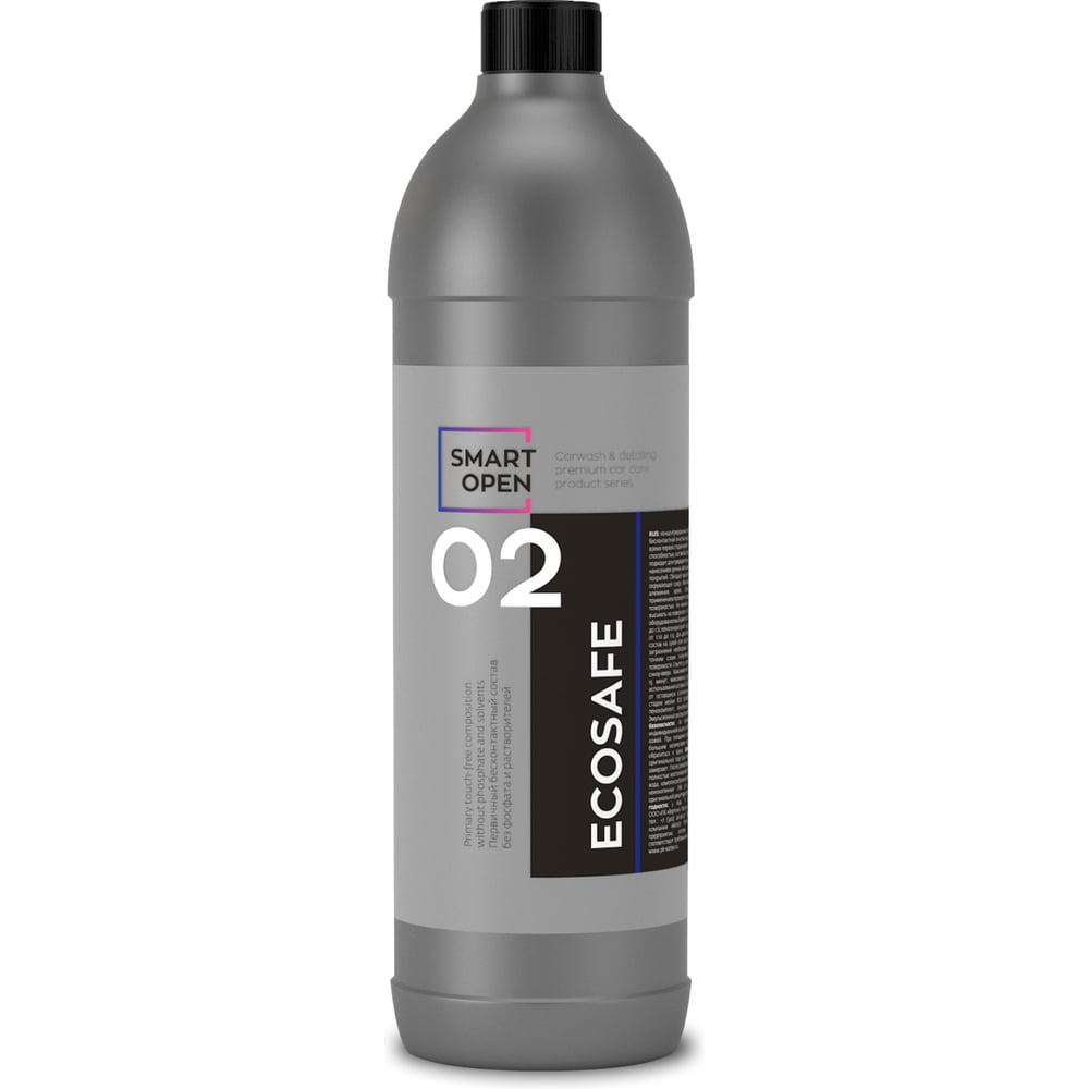 Изображение товара Бесконтактный автошампунь без фосфата для мойки автомобиля 1л ECOSAFE 02