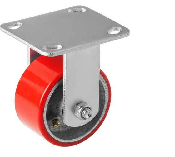 Изображение товара Большегрузное полиуретановое колесо неповоротное FCP 46 (100 мм; 230 кг) А5 1000105