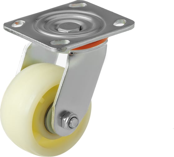 Изображение товара Большегрузное нейлоновое колесо с поворотной площадкой SCdn 42 (100 мм; 250 кг) А5 1000113