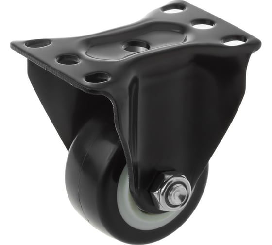 Изображение товара Колесо полиуретановое неповоротное 35065F (65 мм; 80 кг) А5 1005839