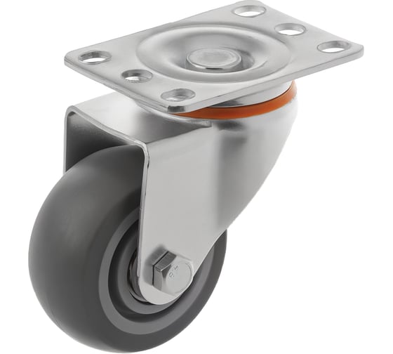 Изображение товара Колесо аппаратное поворотное из термопластичной резины 34075S (75 мм; 100 кг) А5 1005808