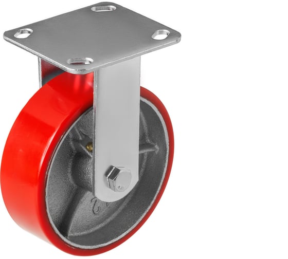 Изображение товара Большегрузное полиуретановое колесо неповоротное FCP 63 (150 мм; 360 кг) А5 1000107