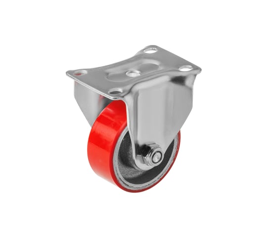 Изображение товара Большегрузное полиуретановое колесо неповоротное FCP 92 (75 мм; 150 кг) А5 1000471