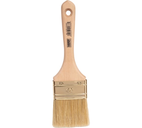 Изображение товара Плоская кисть HARDY серия 53 светлая щетина, 60мм 0200-535060