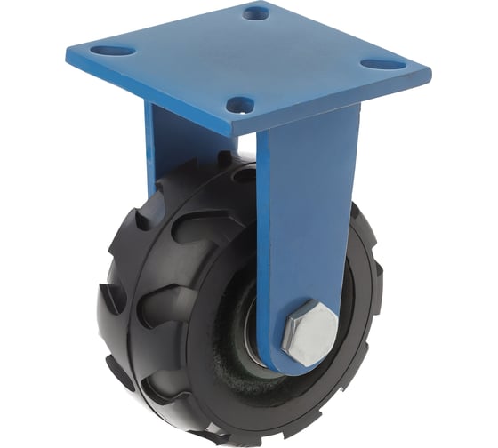 Изображение товара Колесо сверхбольшегрузное обрезиненное неповоротное FHd 63 (150 мм; 800 кг) А5 1001621