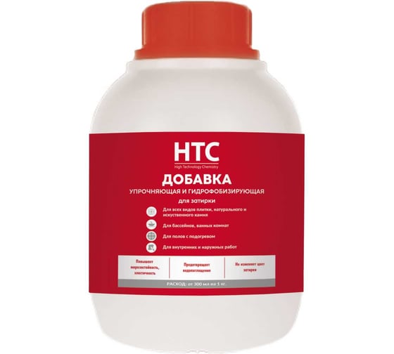 Изображение товара Добавка упрочняющая и гидрофобизирующая для затирки CEMMIX 0,5 л 89378251