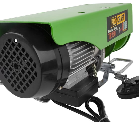 Изображение товара Тельфер (подъемник) электрический PROCRAFT 510 Вт, 250 кг TP250