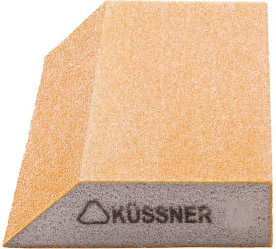 Изображение товара Шлифовальный брусок KUSSNER Р40, трапеция Soft, 125 x 90 x 25 мм 1000-250040