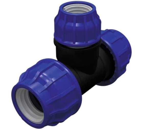 Изображение товара Тройник переходной компрессионный Damento 50x25x50 мм, ПНД 011196