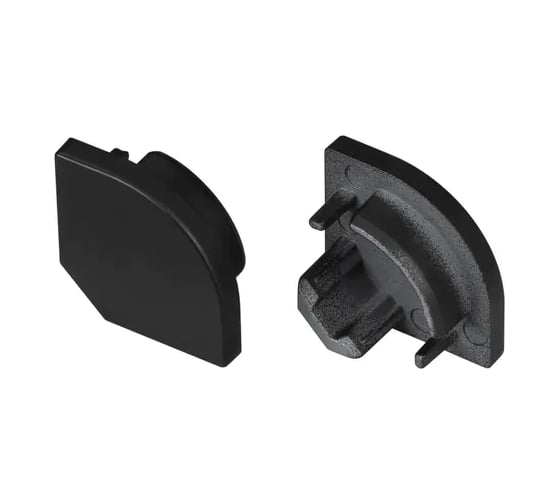 Изображение товара Заглушка Arlight SL-KANT-H10 BLACK, глухая, 1 комплект 049409