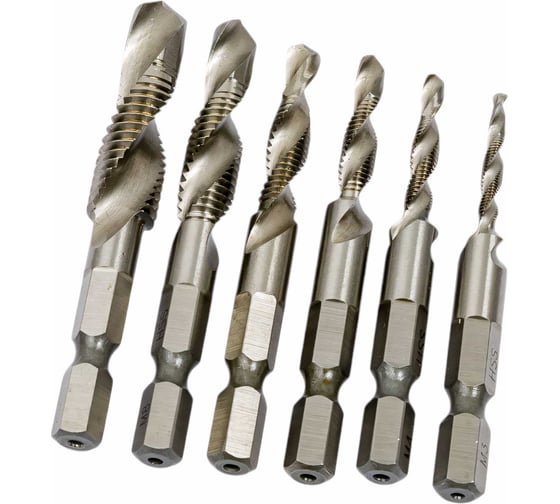 Изображение товара Набор метчиков WOLFSTAR М3-М10 Р6М5 комбинированных ta00278