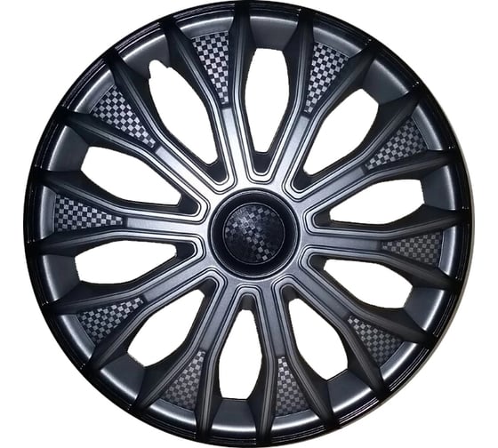 Изображение товара Колпаки LION ВОЛТЕК 16, черный глянец, 2 шт. LW1639