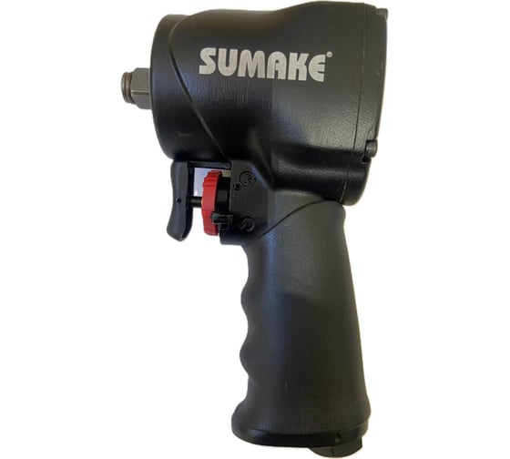 Изображение товара Укороченный ударный гайковерт SUMAKE 1/2 с набором головок 9-20, 813 Nm ST-IW1040-K