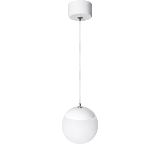 Изображение товара Светильник подвесной (подвес) ЭРА ADELAIDA PL35 WH G9 потолочный шар белый Б0062944